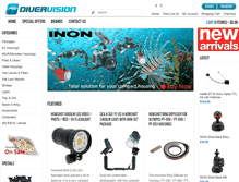 Tablet Screenshot of divervision.com